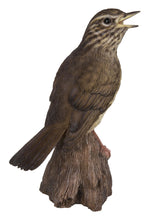 Load image into Gallery viewer, Songbird Standing On Stump W/Sound Motion Sensor
