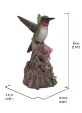Load image into Gallery viewer, Motion Activated Singing Hummingbird On Foxglove
