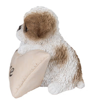 Load image into Gallery viewer, Brown &amp; White Shih Tzu W/Welcome Sign
