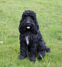 Load image into Gallery viewer, Large Sitting Black-Coloured Cockapoo
