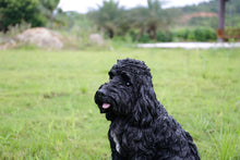 Load image into Gallery viewer, Large Sitting Black-Coloured Cockapoo
