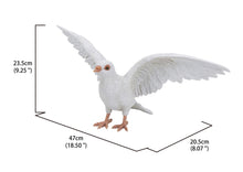 Load image into Gallery viewer, White Pigeon Spreads Wings
