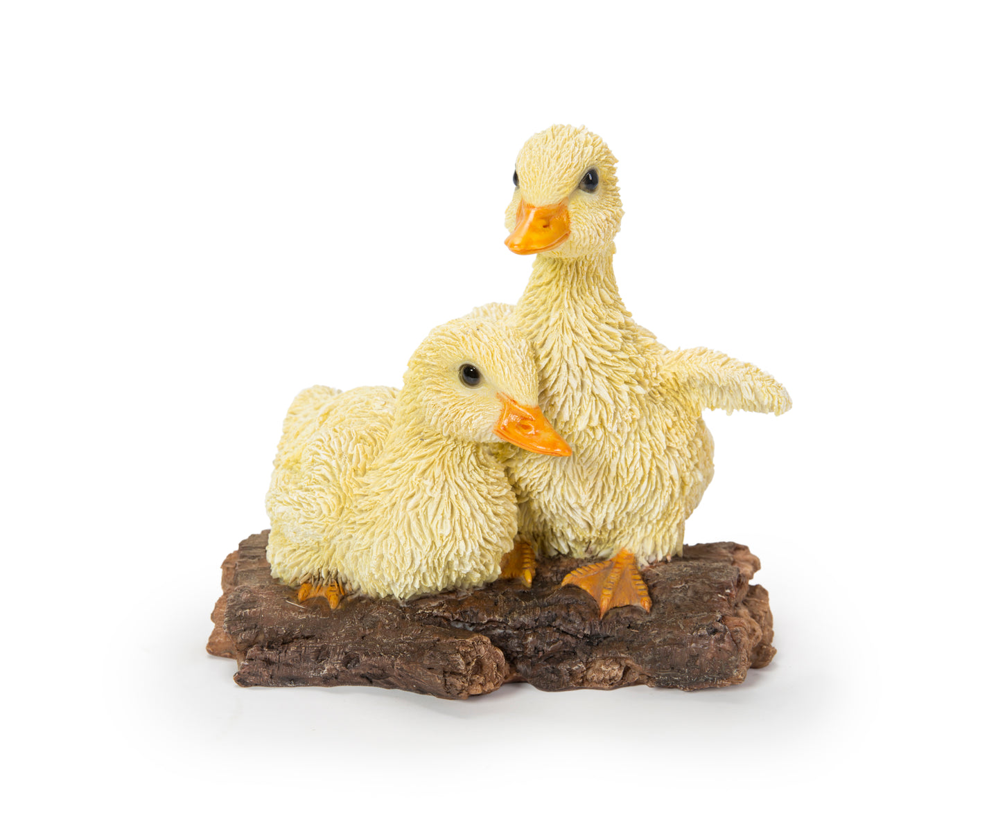 Playful Ducklings Garden Statue -Yellow