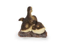 Load image into Gallery viewer, Playful Ducklings Garden Statue - Yellow/Black
