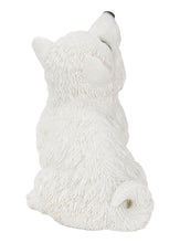 Load image into Gallery viewer, Howling American Eskimo Puppy Statue
