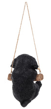 Load image into Gallery viewer, Hanging Black Lab Puppy Statue
