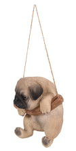 Load image into Gallery viewer, Hanging Pug Puppy Statue
