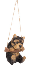 Load image into Gallery viewer, Hanging Yorkshire Terrier Puppy Statue
