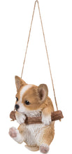 Load image into Gallery viewer, Hanging Chihuahua Puppy Statue
