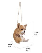 Load image into Gallery viewer, Hanging Chihuahua Puppy Statue

