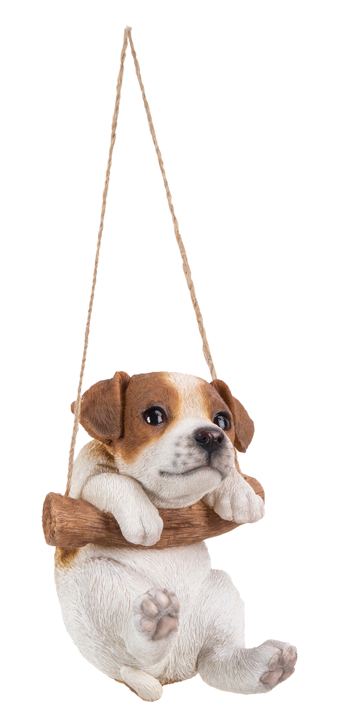 Hanging Jack Russell Terrier Puppy Statue