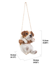 Load image into Gallery viewer, Hanging Jack Russell Terrier Puppy Statue
