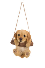 Load image into Gallery viewer, Hanging Golden Retriever Puppy Statue

