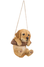 Load image into Gallery viewer, Hanging Golden Retriever Puppy Statue
