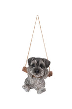 Load image into Gallery viewer, Hanging Schnauzer Puppy Statue
