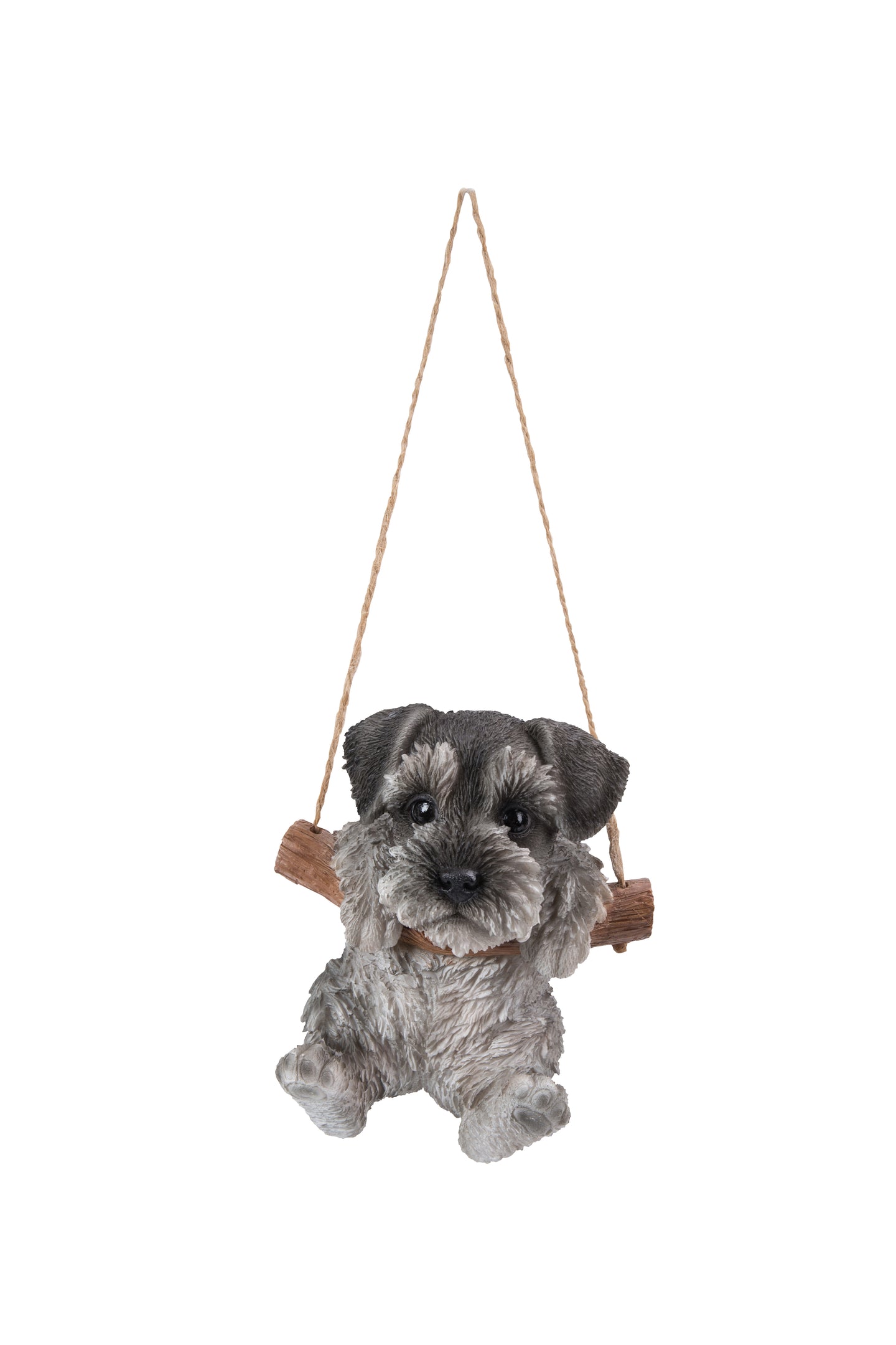 Hanging Schnauzer Puppy Statue