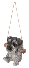 Load image into Gallery viewer, Hanging Schnauzer Puppy Statue
