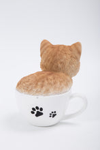 Load image into Gallery viewer, Teacup Kitten Orange Tabby Statue
