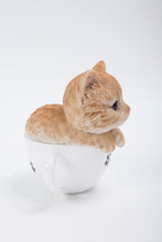 Load image into Gallery viewer, Teacup Kitten Orange Tabby Statue
