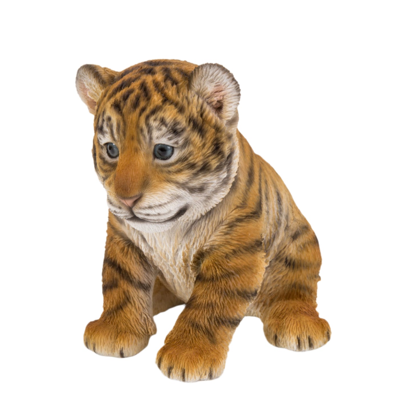 Sitting Tiger Cub Statue