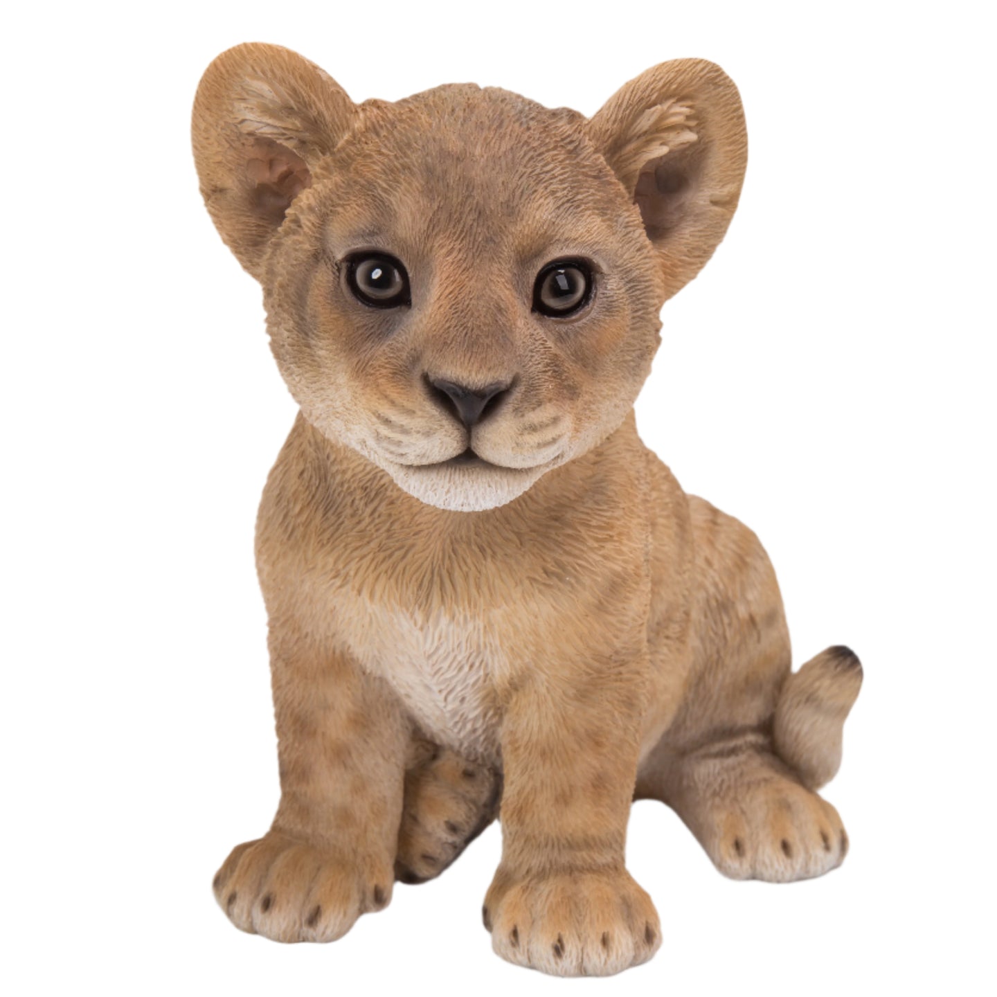 Sitting Lion Cub Statue