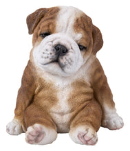 Load image into Gallery viewer, Sitting Sleepy Bulldog Puppy Statue
