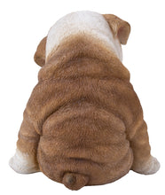 Load image into Gallery viewer, Sitting Sleepy Bulldog Puppy Statue
