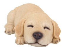 Load image into Gallery viewer, Sleeping Labrador Puppy Statue
