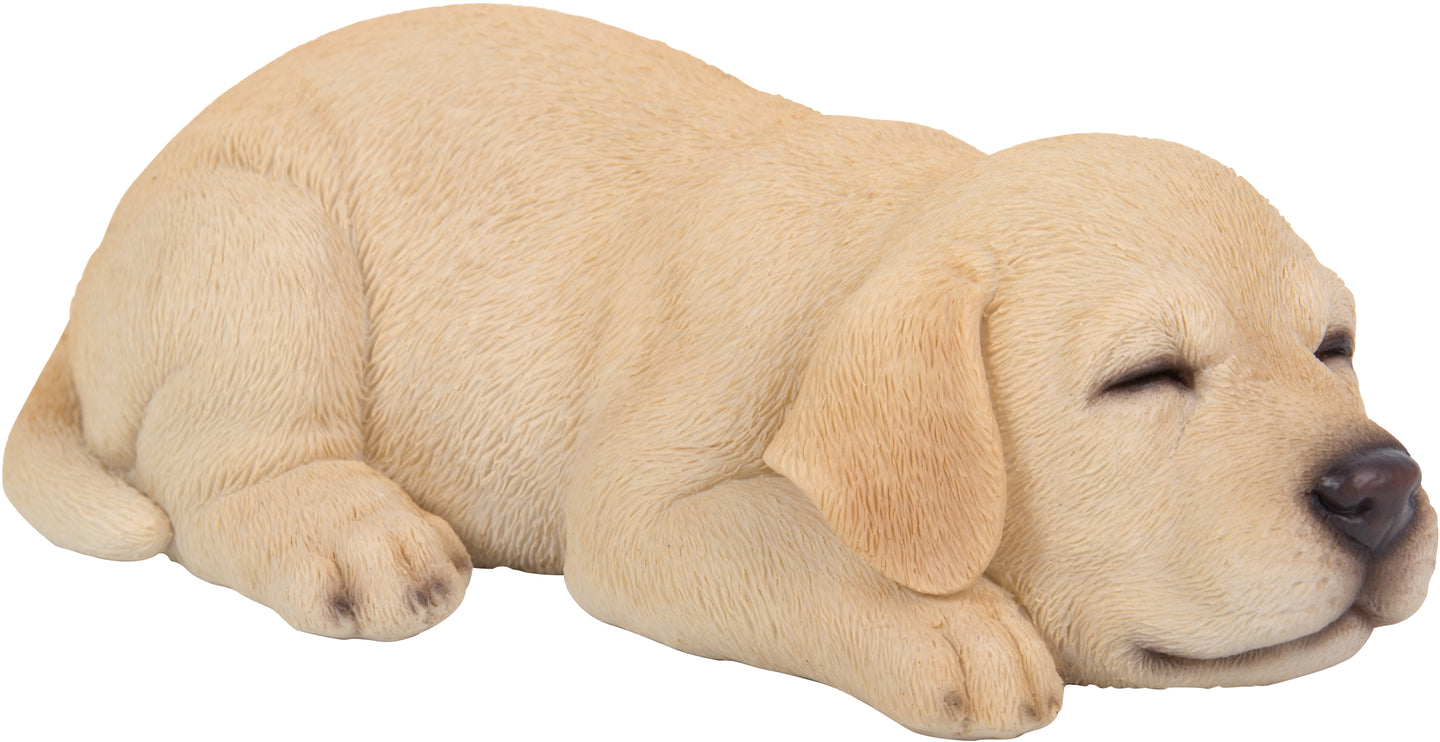 Sleeping Labrador Puppy Statue