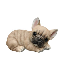 Load image into Gallery viewer, Bulldog Bliss: Polyresin Resting French Bulldog in Rich Brown
