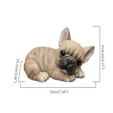 Load image into Gallery viewer, Bulldog Bliss: Polyresin Resting French Bulldog in Rich Brown
