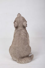 Load image into Gallery viewer, Howling Wolf Pup Statue

