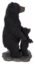 Load image into Gallery viewer, Standing Mother &amp; Baby Black Bears
