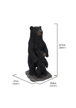 Load image into Gallery viewer, Standing Mother &amp; Baby Black Bears

