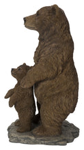 Load image into Gallery viewer, Standing Mother &amp; Baby Brown Bears
