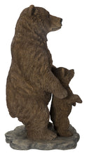 Load image into Gallery viewer, Standing Mother &amp; Baby Brown Bears
