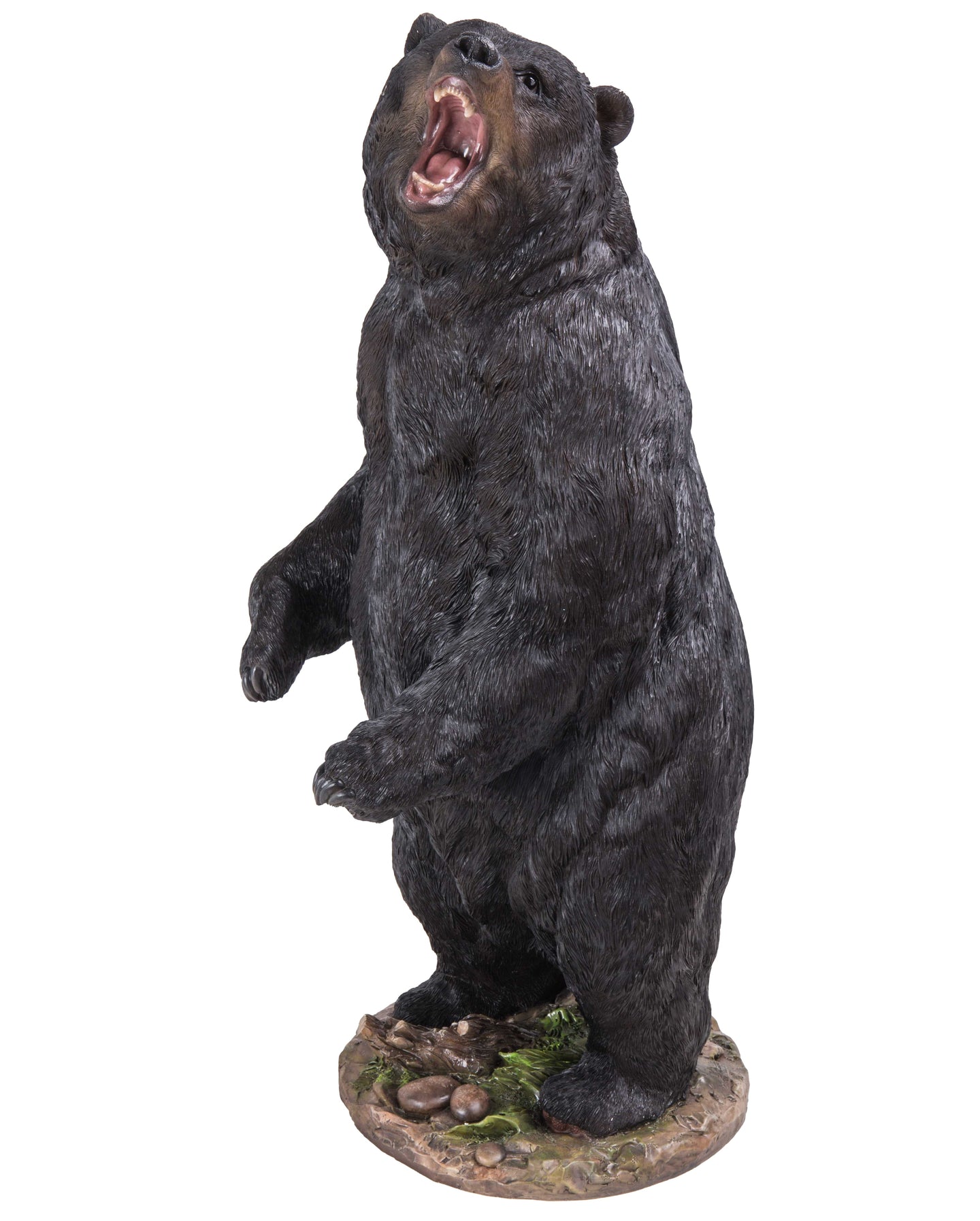 Growling Standing Bear Statue