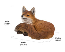 Load image into Gallery viewer, Fox Laying Down Statue
