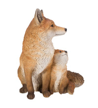 Load image into Gallery viewer, Mother &amp; Baby Fox Sitting
