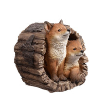 Load image into Gallery viewer, Soreal - Foxes With Stump
