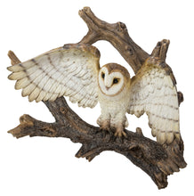 Load image into Gallery viewer, Flying Barn Owl Wall Plaque
