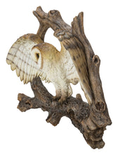 Load image into Gallery viewer, Flying Barn Owl Wall Plaque
