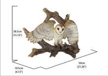 Load image into Gallery viewer, Flying Barn Owl Wall Plaque
