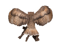 Load image into Gallery viewer, Eagle Owl On Branch W/Wings Out

