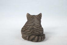 Load image into Gallery viewer, Sleeping Grey Tabby Cat Statue
