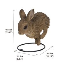 Load image into Gallery viewer, Hare Cub Jumping Statue
