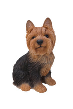 Load image into Gallery viewer, Sitting Yorkshire Terrier Statue
