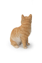 Load image into Gallery viewer, Ginger Cat Looking Back Garden Statue
