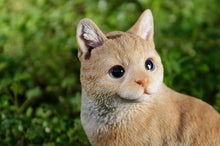 Load image into Gallery viewer, 87757-02 - Ginger Cat Looking Back Garden Statue

