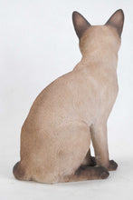 Load image into Gallery viewer, Sitting Siamese Cat Statue
